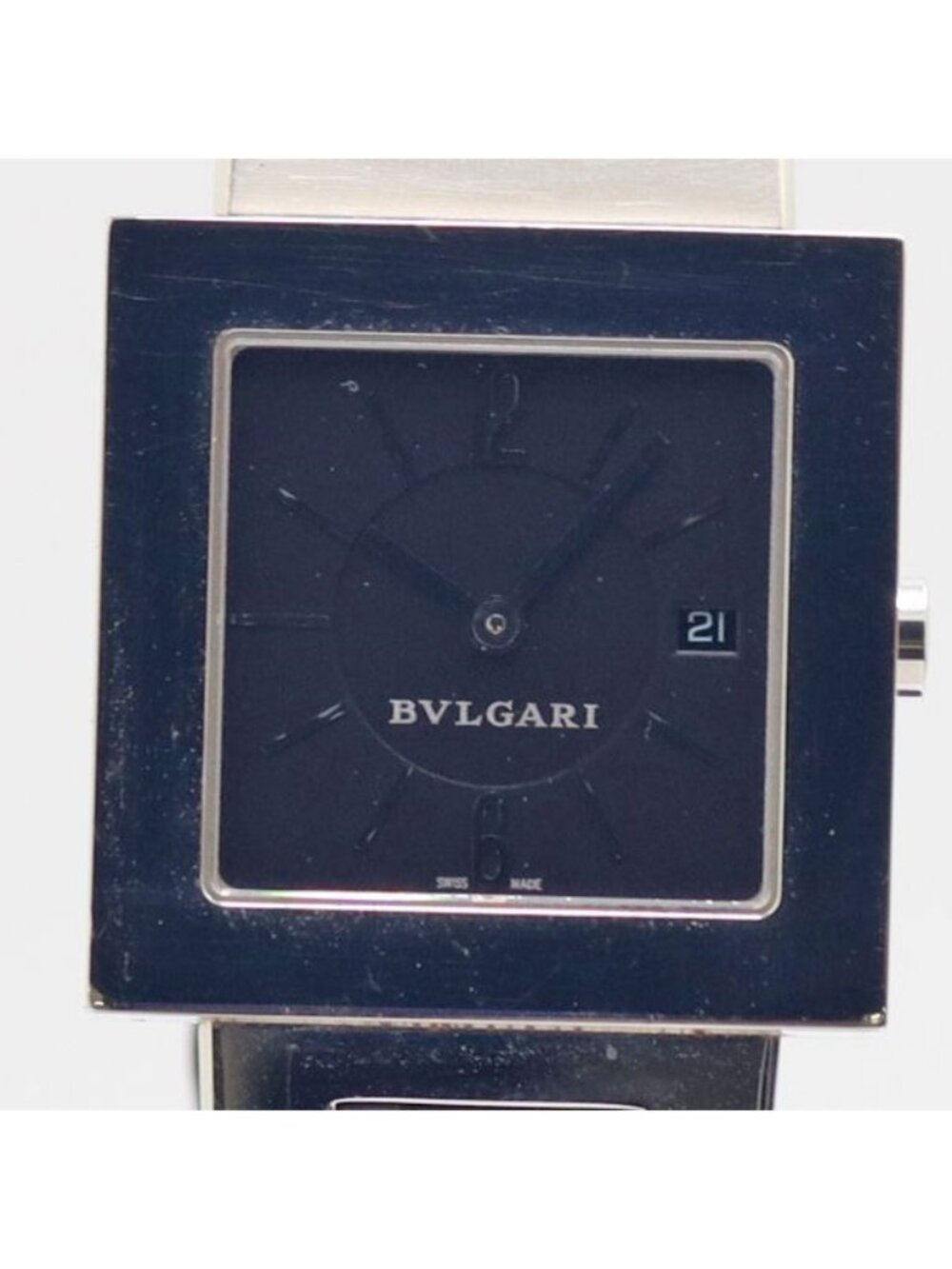 Bvlgari Bulgari Quadrato Black Dial Watch